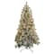 6 ft. Pre-Lit & Pre-Decorated Crystal Cashmere Full Artificial Christmas Tree, Clear Lights